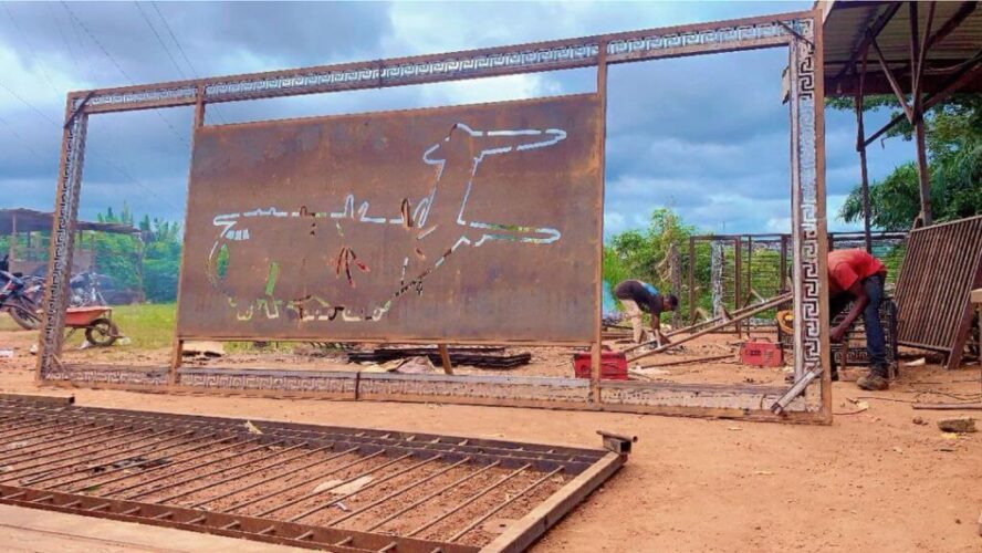 military helicopter design iron gate.